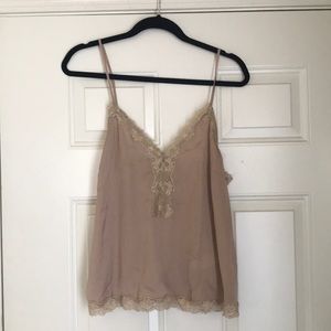 Champagne silky cami